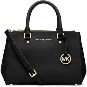 Michael Kors Sutton Purse Medium Black